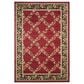Safavieh Lyndhurst 5"3" x 7"6" Red and Black Area Rug, , large