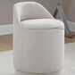 Lumisource Marla Upholstered Vanity Stool in Grey, , large
