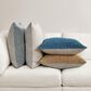 Classic Home Macie 22" Square Throw Pillow in Stone Gray, , large