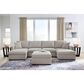 Ashley ModMax Luxe 4-Piece Symmetrical Sectional with Double Chaise in Flint, , large