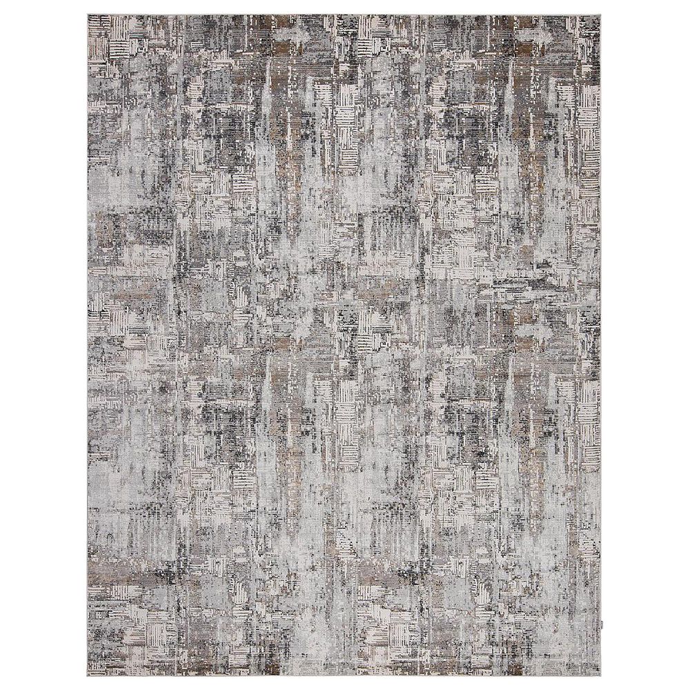 Harounian Rugs Sunbrella S10-17B 5' x 8' Bronze and Stone Area Rug, , large