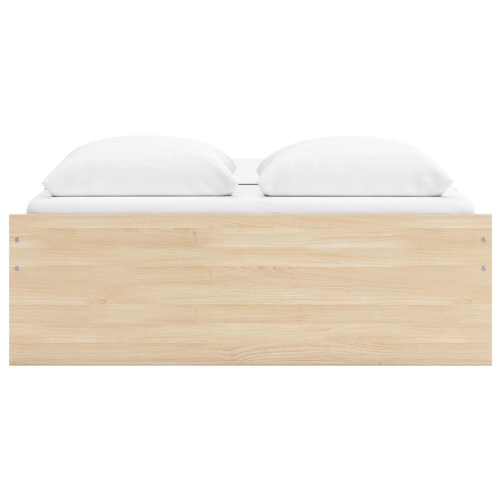 Ashley Onita Queen Platform Bed with 2 Side Storage in Natural, , large