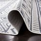 Safavieh Bermuda 5"3" x 7"6" Cream and Navy Indoor/Outdoor Area Performance Rug, , large