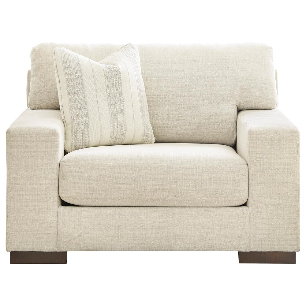 Ashley Maggie Chair and Ottoman in Birch, , large