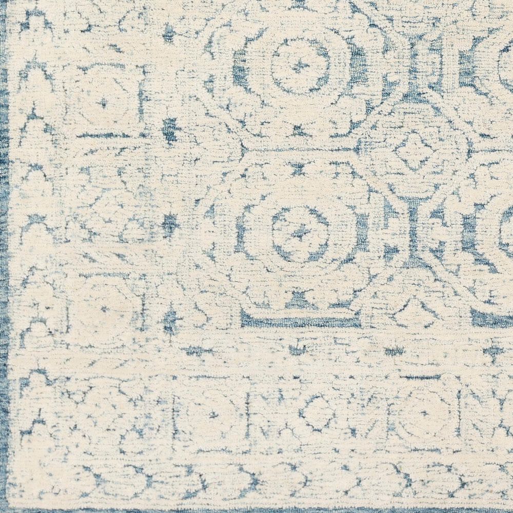 Surya Louvre LOU-2304 8&#39; Round Navy, Ice Blue and Cream Area Rug, , large