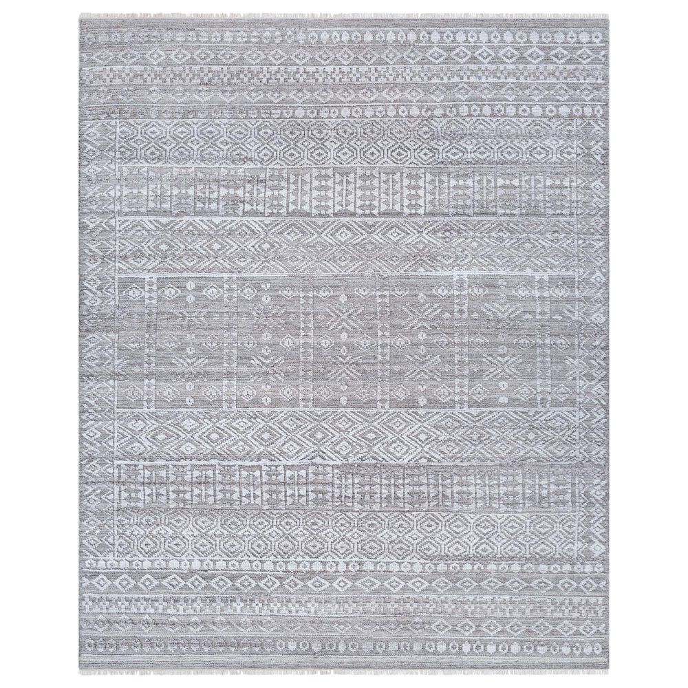 Surya Pompei Gray, White, Dark Brown, Taupe and Light Gray 10&#39; x 14&#39; Area Rug, , large