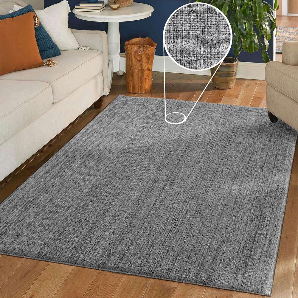 Radici USA Anzio 6&#39; x 9&#39; Steel Area Rug, , large