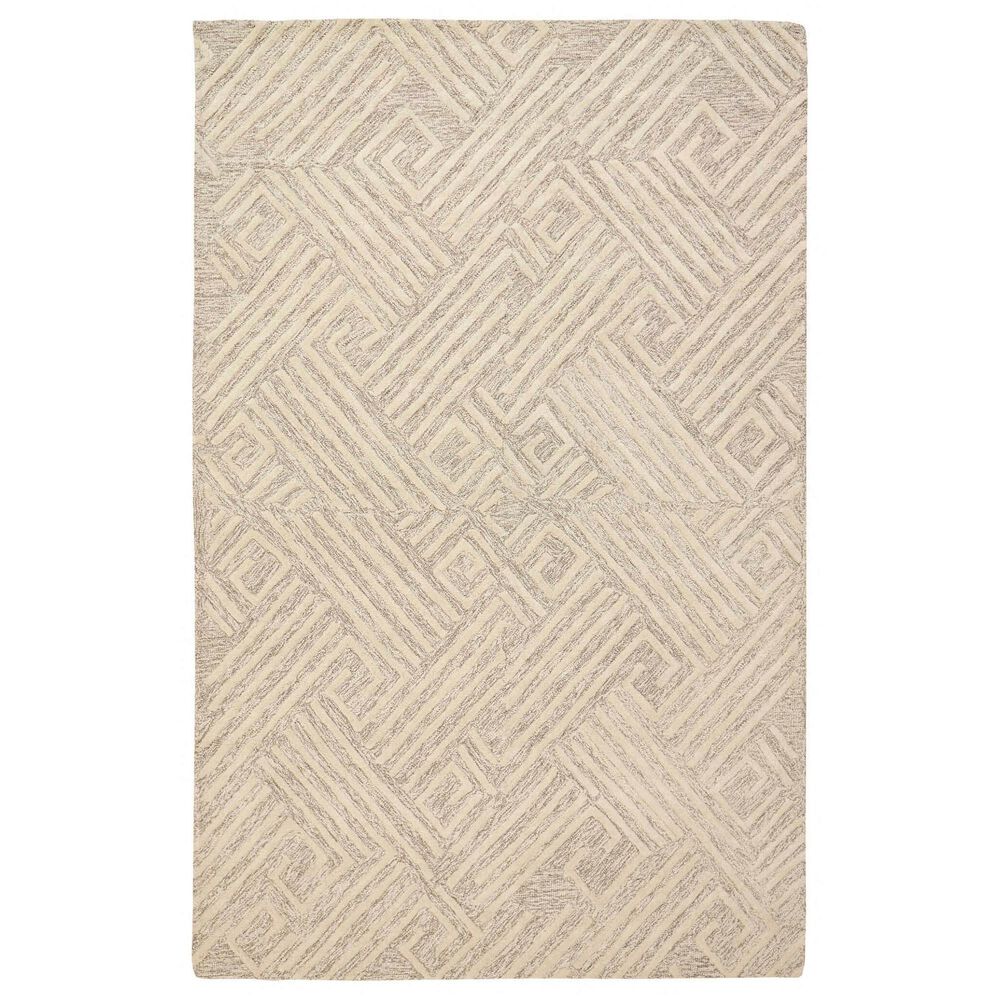 Feizy Enzo 3"6" x 5"6" Ivory and Natural Area Rug, , large