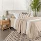 Pacific Landing Izzy King/California King Upholstered Headboard in Sand, , large