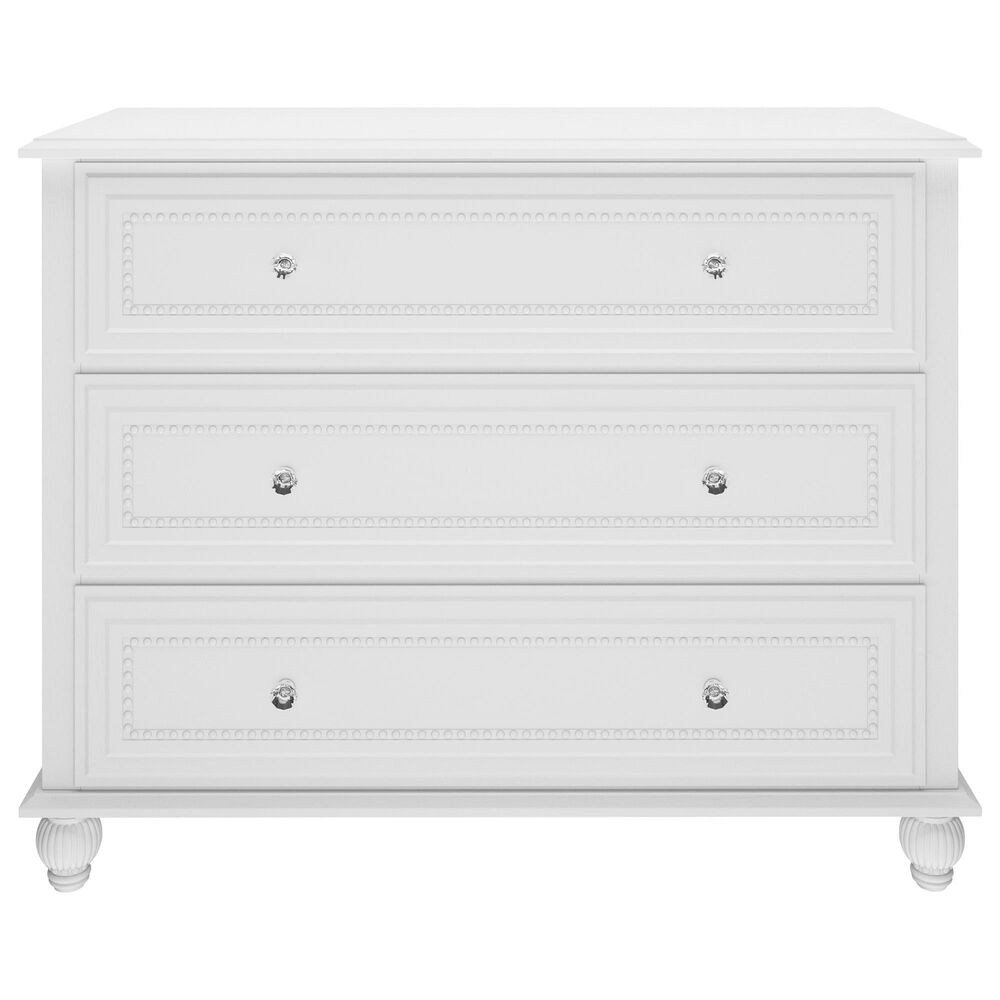 Oxford Baby Briella 3-Drawer Dresser in White, , large