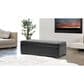 Baxton Studio Dennehy Storage Ottoman in Black, , large