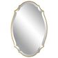 Salt & Light Beveled Wall Mirror in Gold, , large