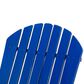 Hearth and Haven Malibu Outdoor Folding Adirondack Chair in Blue, , large