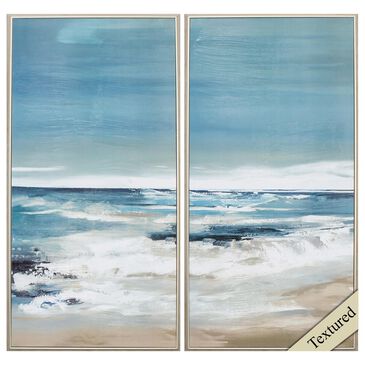 Propac "East Coast" Wall Art in Blue (Set of 2), , large