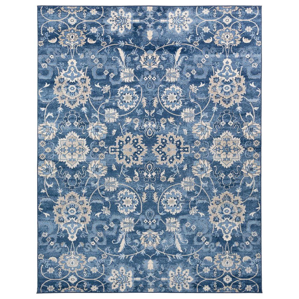 Surya Monaco MOC-2307 7'9" x 10'3" Bright Blue, Khaki and Gray Area Rug, , large