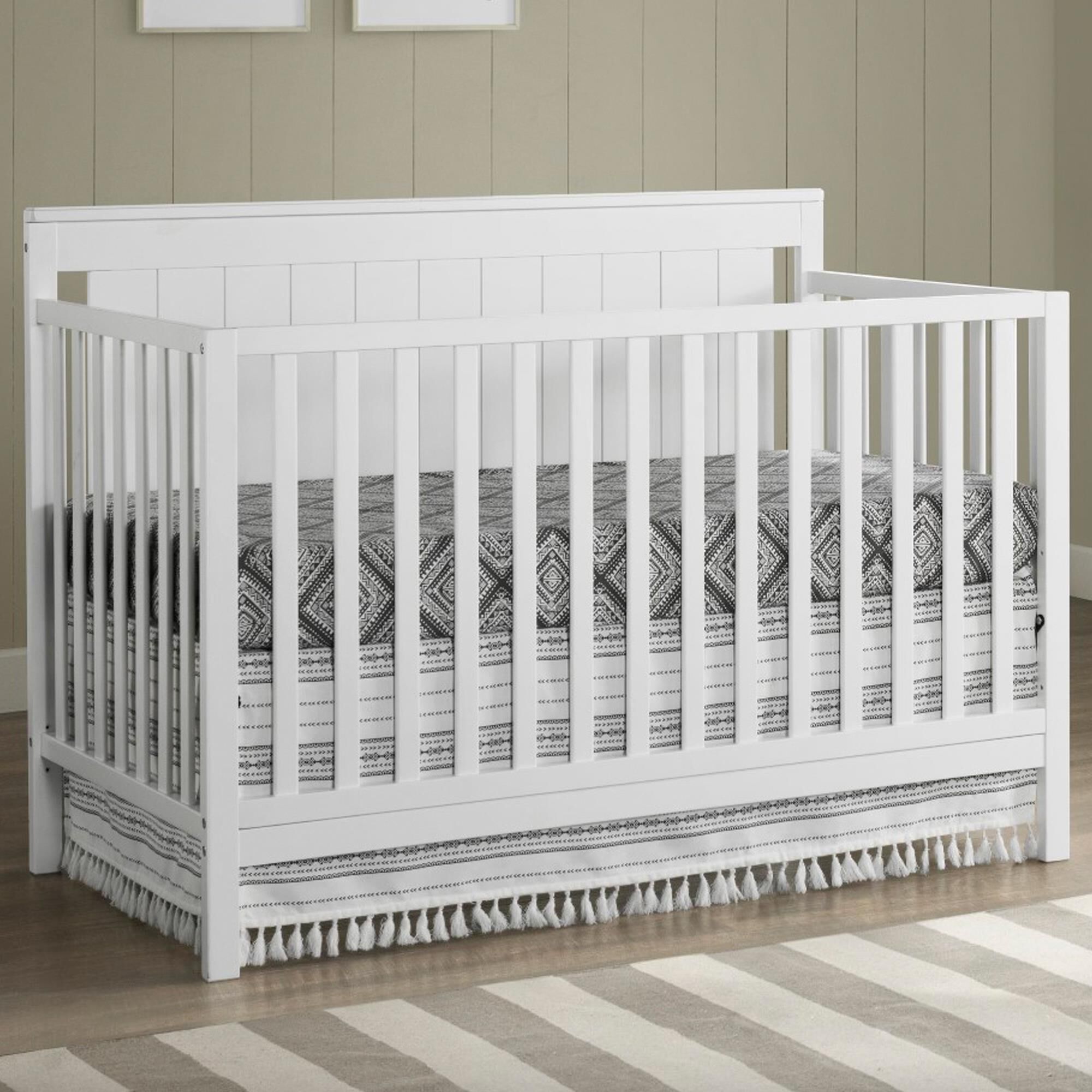 how does a convertible crib work