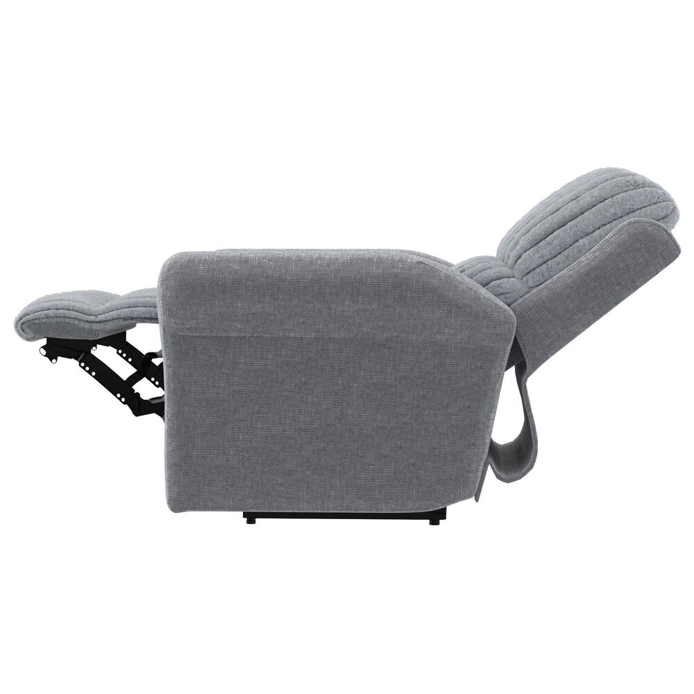 Catnapper Foxy Power Lay Flat Recliner with Zero Gravity in Nickel, , large