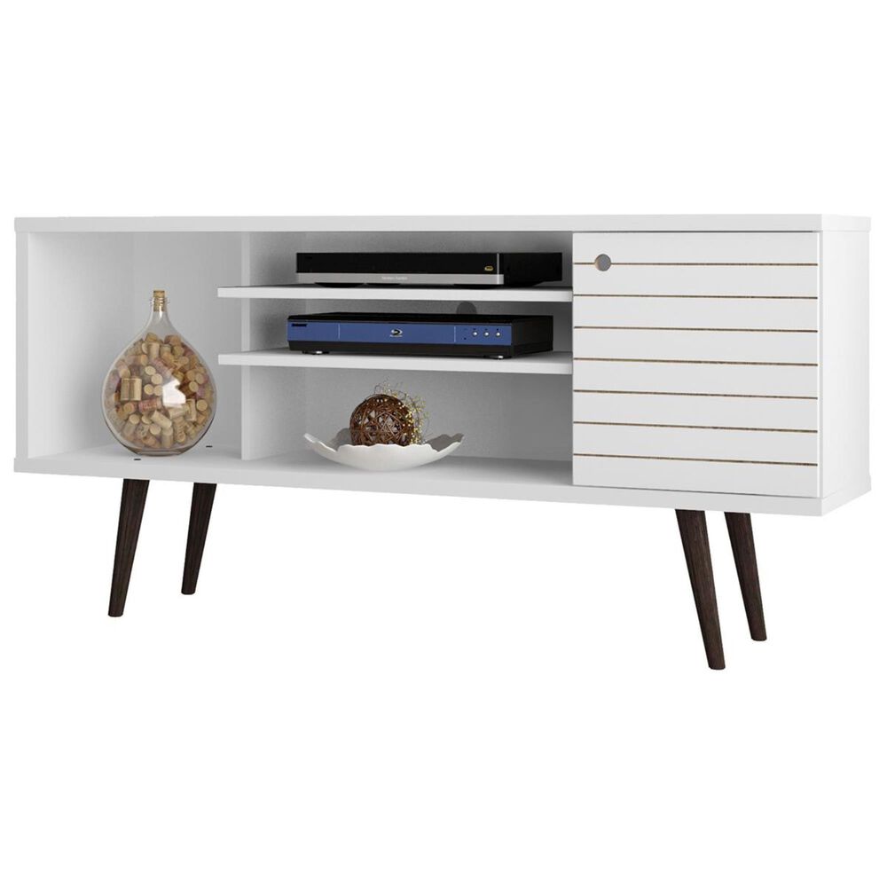 Living Essentials Liberty 53.14" TV Stand in White, , large