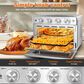 HOMLUX 26 Qt Air Fryer Toaster Oven in Silver, , large