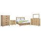 Napa Furniture Design Belgium 5-Piece King Storage Bedroom Set in Sandrift, , large