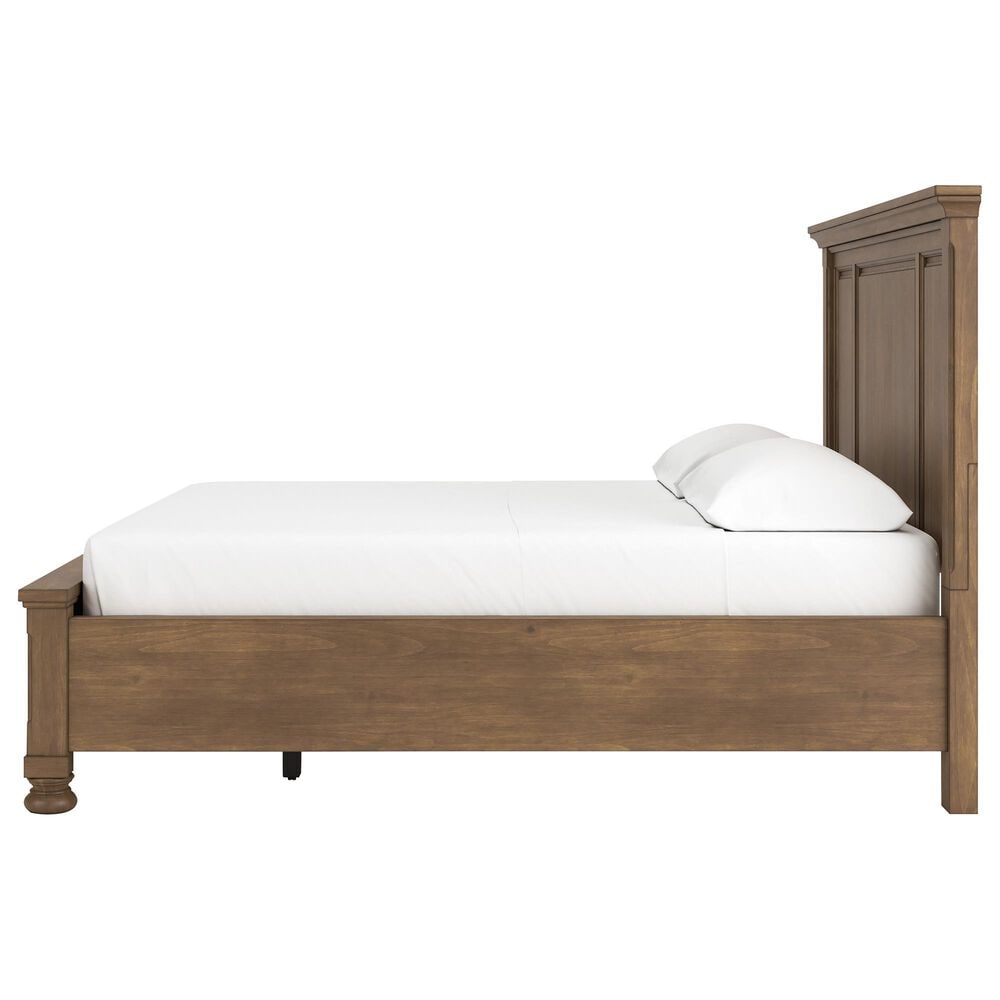Ashley Feddinger California King Panel Storage Bed in Chestnut Brown, , large
