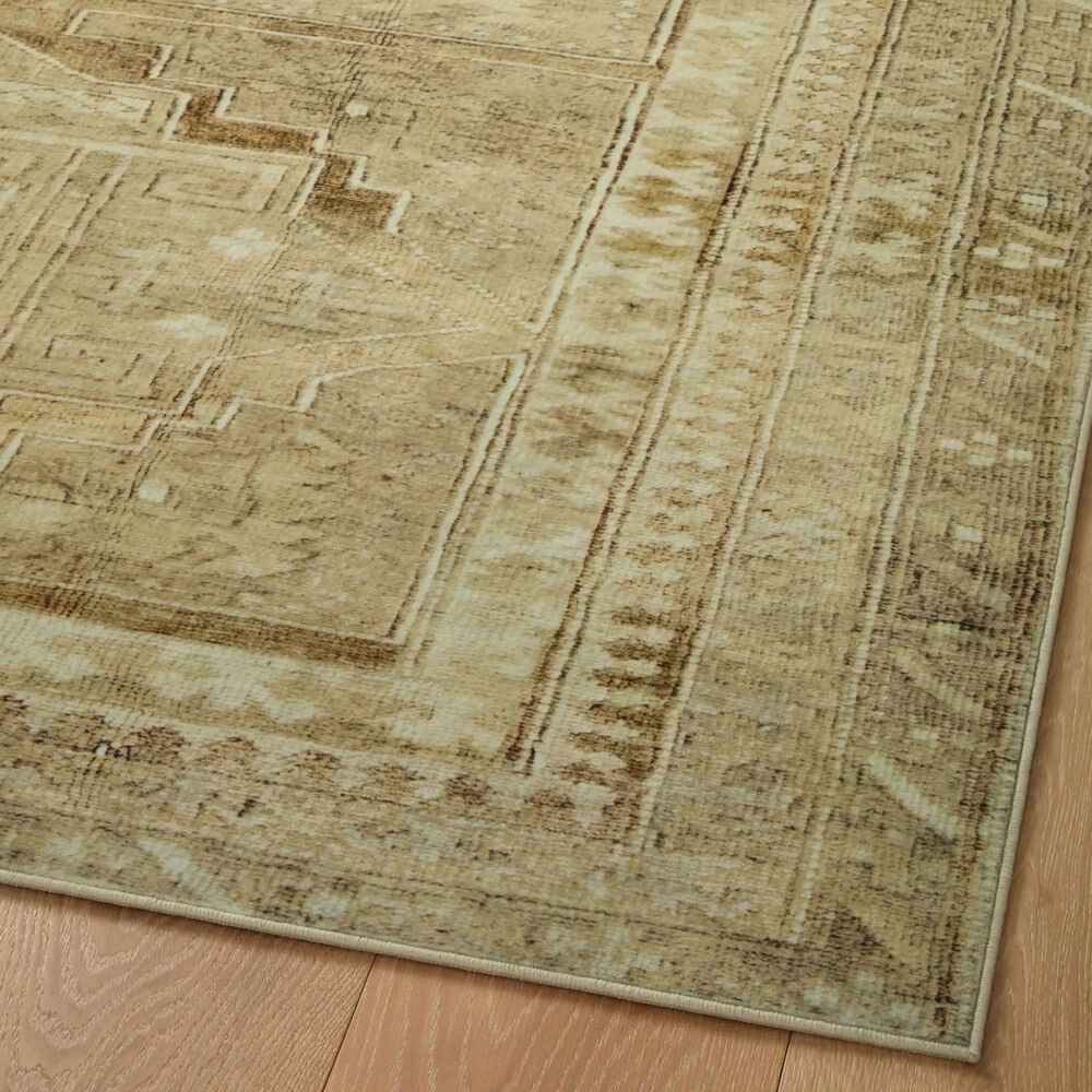 Magnolia Home Sinclair 2&#39; x 5&#39; Khaki and Tobacco Area Rug, , large