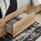 Ashley Hyanna Queen Panel Storage Bed with 2 Under Bed Storage Drawer in Tan Brown, , large