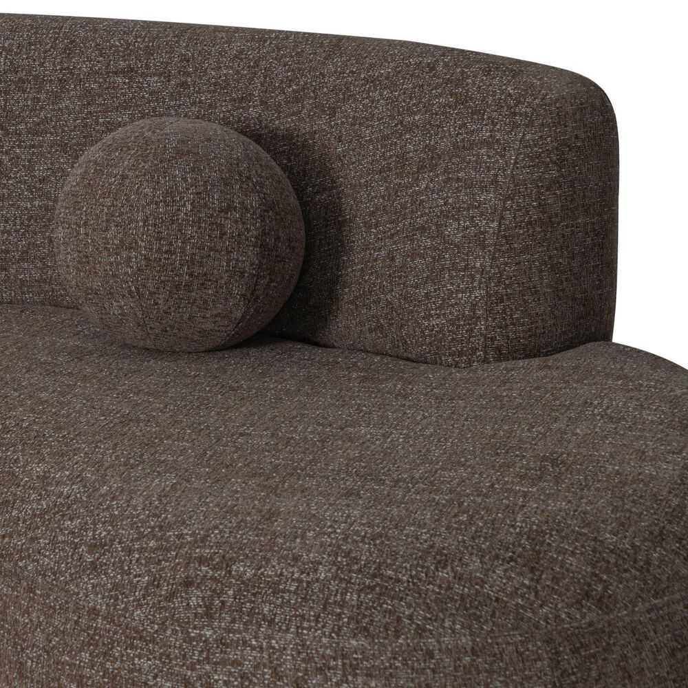 Blue River Oakland Stationary 3-Seater Sofa in Salted Brown Velvet, , large