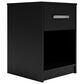 Ashley Finch 1-Drawer Nightstand in Matte Black, , large
