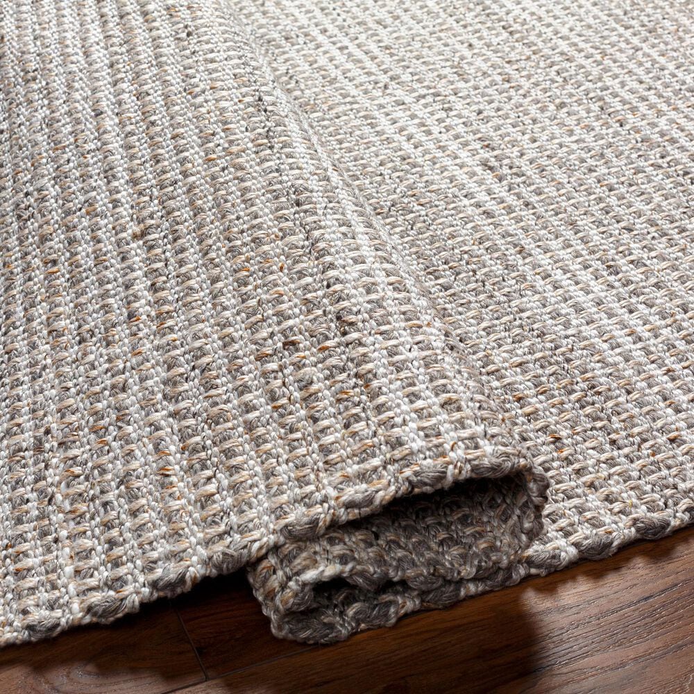 Surya Sara SRU-2302 6&#39; x 9&#39; Gray, Brown, Black, Cream, Dark Brown Area Rug, , large