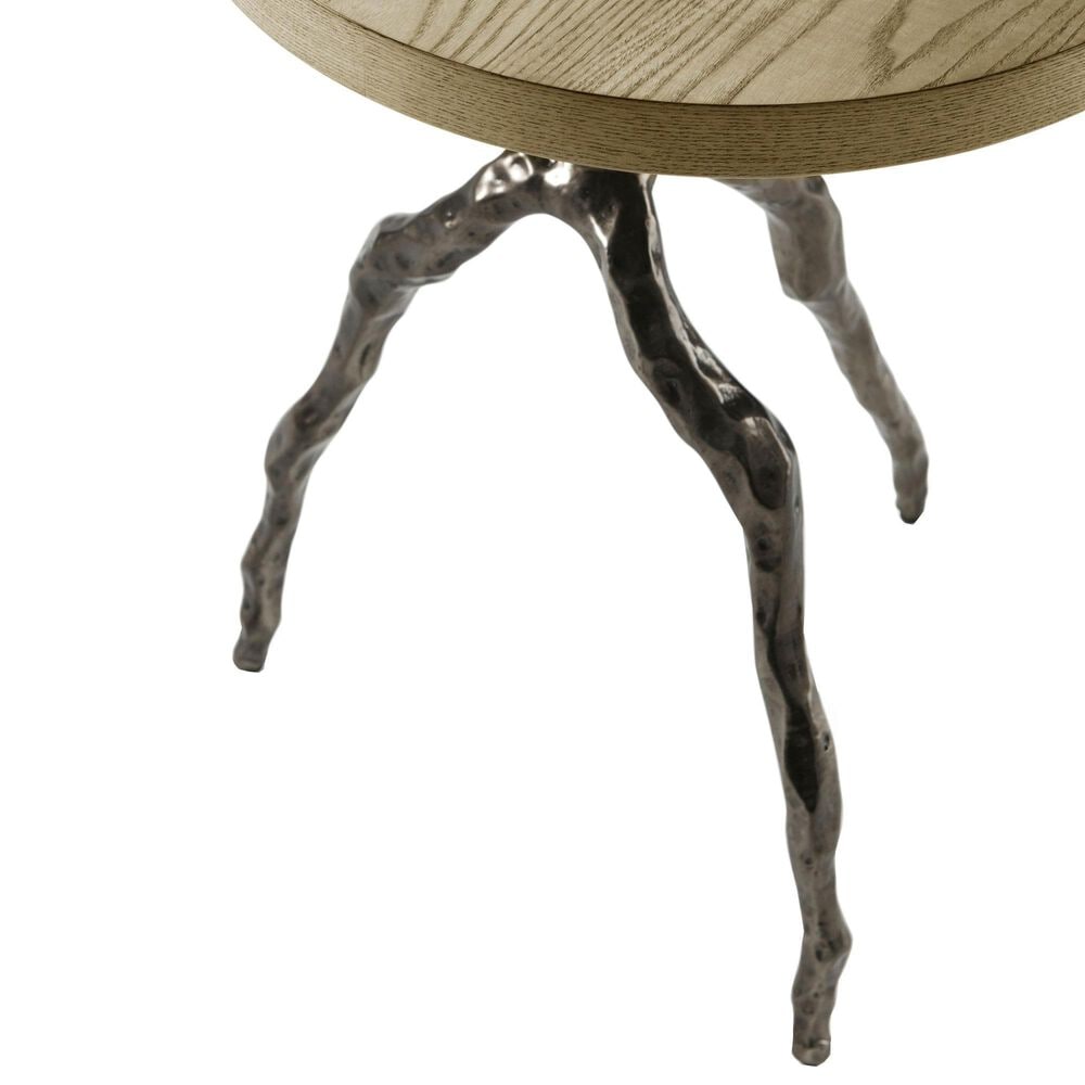 Theodore Alexander Catalina Branch Accent Table in Dune and Volcanic, , large