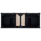 James Martin Vanities Brittany 60" Double Bathroom Vanity in Black Onyx with 3 cm Eternal Jasmine Pearl Silestone Top, Rectangular Sinks and FreePower Wireless Charger, , large