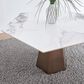 37B Balos Hexagonal Dining Table in Chanelle and Bronze - Table Only, , large
