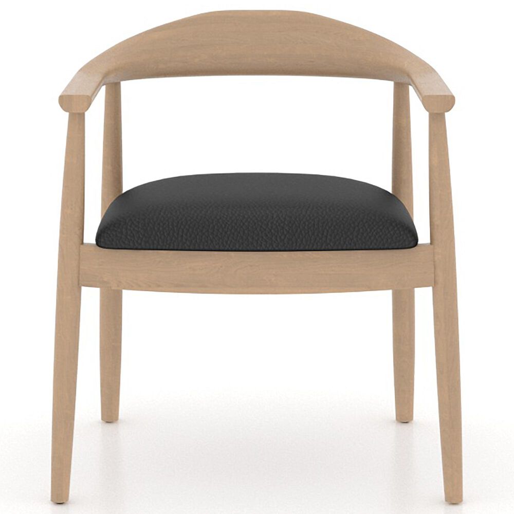 CANADEL Downtown 7-Piece Oval Dining Set in Shell and Caramel Washed, , large
