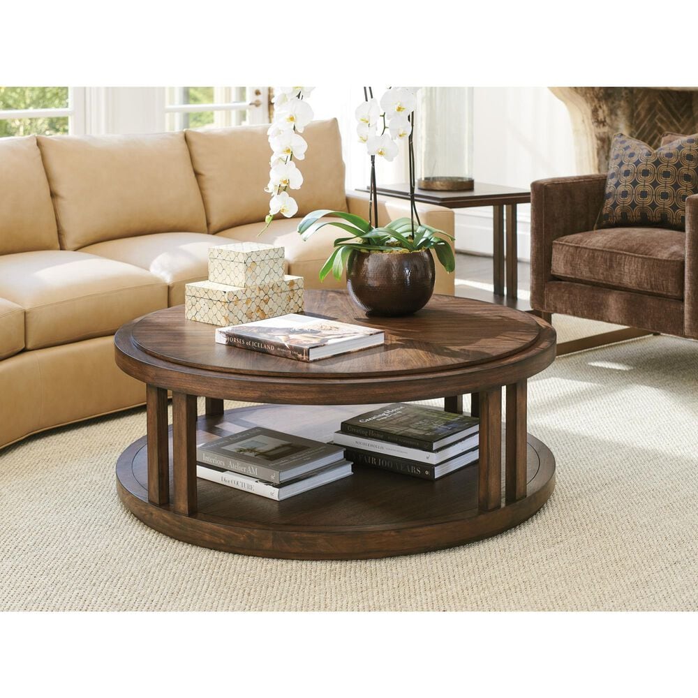 Lexington Furniture Silverado Stinson Cocktail Table in Walnut Brown, , large