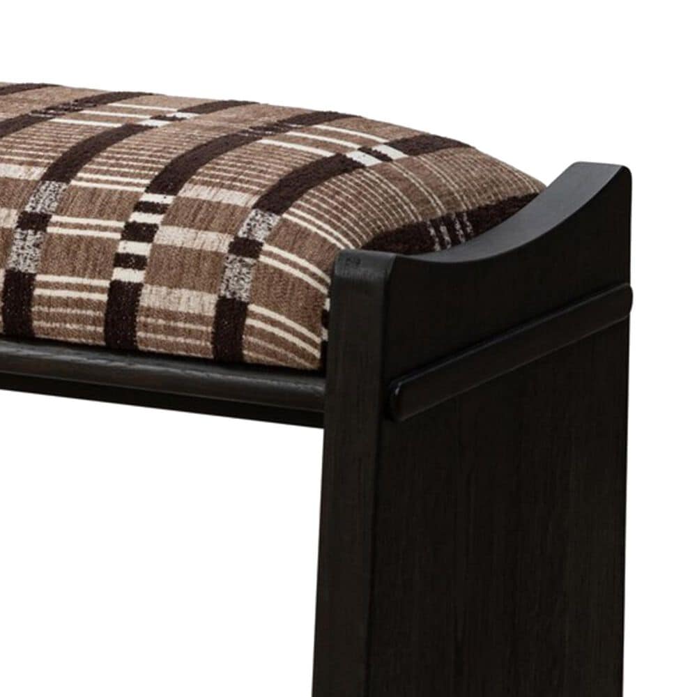 Four Hands Eros Accent Bench in Sandhill Cocoa, , large