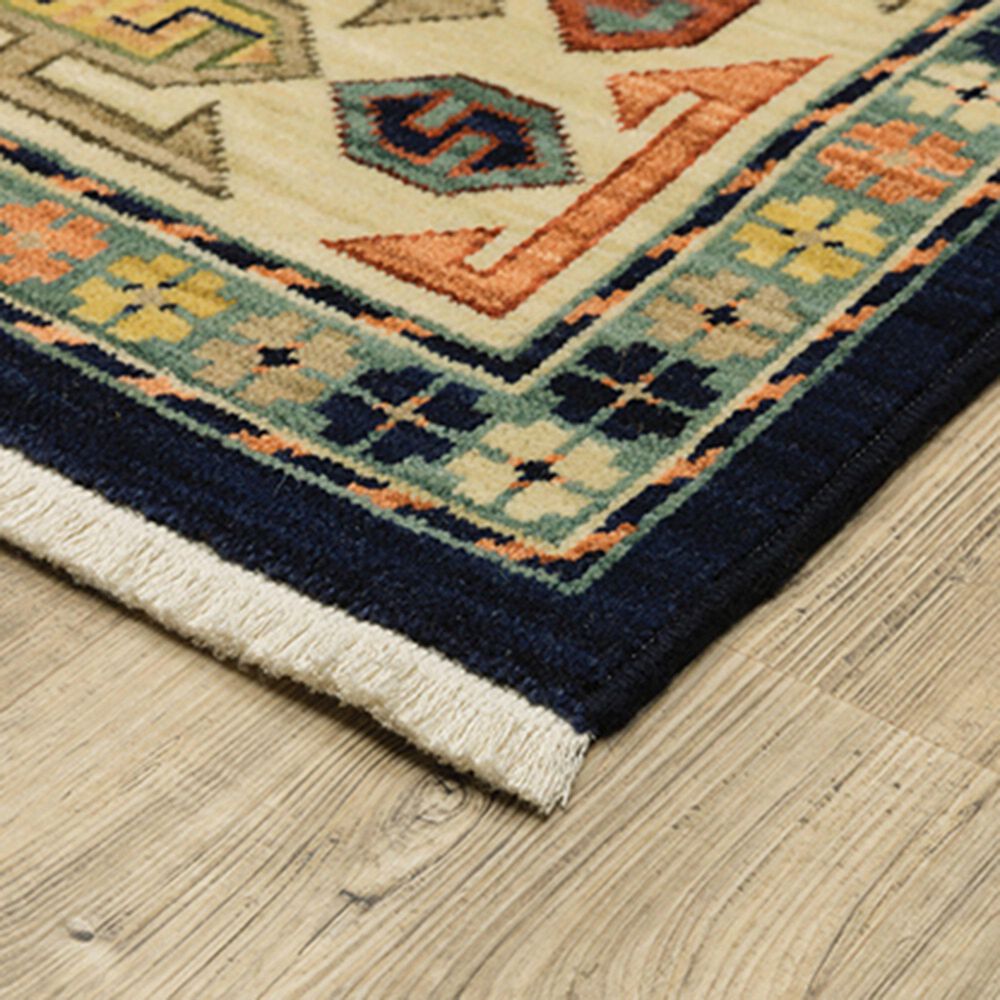 Oriental Weavers Lilihan Medallion 041H6 7&#39;10&quot; x 10&#39;10&quot; Blue Area Rug, , large
