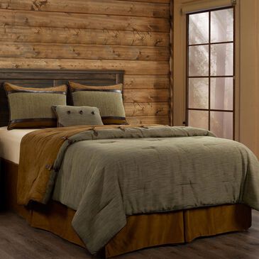 HiEnd Accents Highland Lodge 5-Piece Super Queen Comforter Set in Olive and Brown, , large