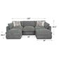 Moore Furniture Seurat 5-Piece Stationary Symmetrical Sectional in Linwood Green Bay, , large