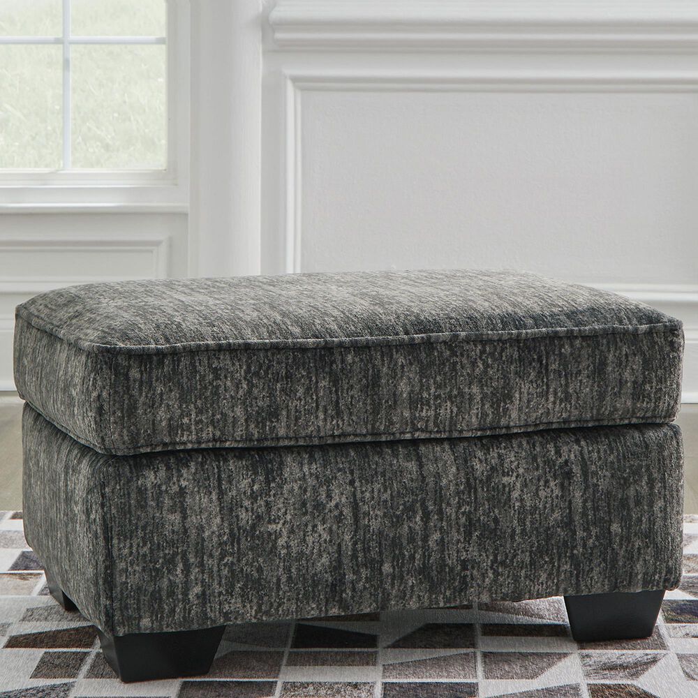 Ashley Lonoke Ottoman in Gunmetal, , large