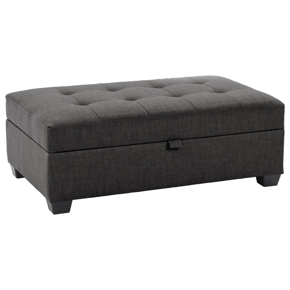 CorLiving Antonio Storage Ottoman in Gray, , large