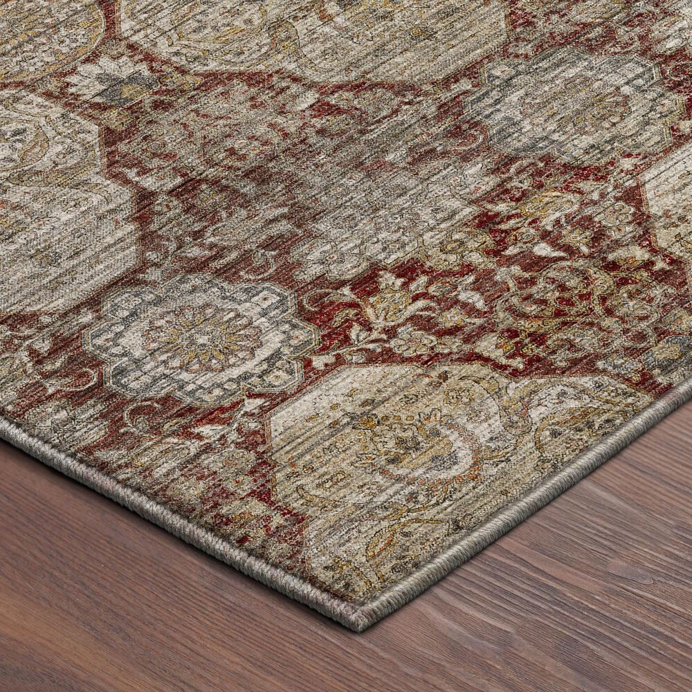 Dalyn Rug Company Aristo Burgundy 3' x 5' Area Rug, , large