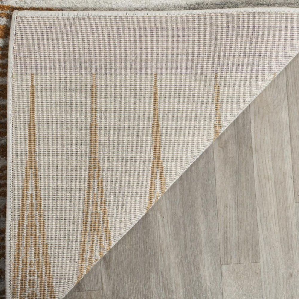 Safavieh Evoke EVK226S 2&#39;3&quot; x 11&#39; Ivory and Orange Runner, , large