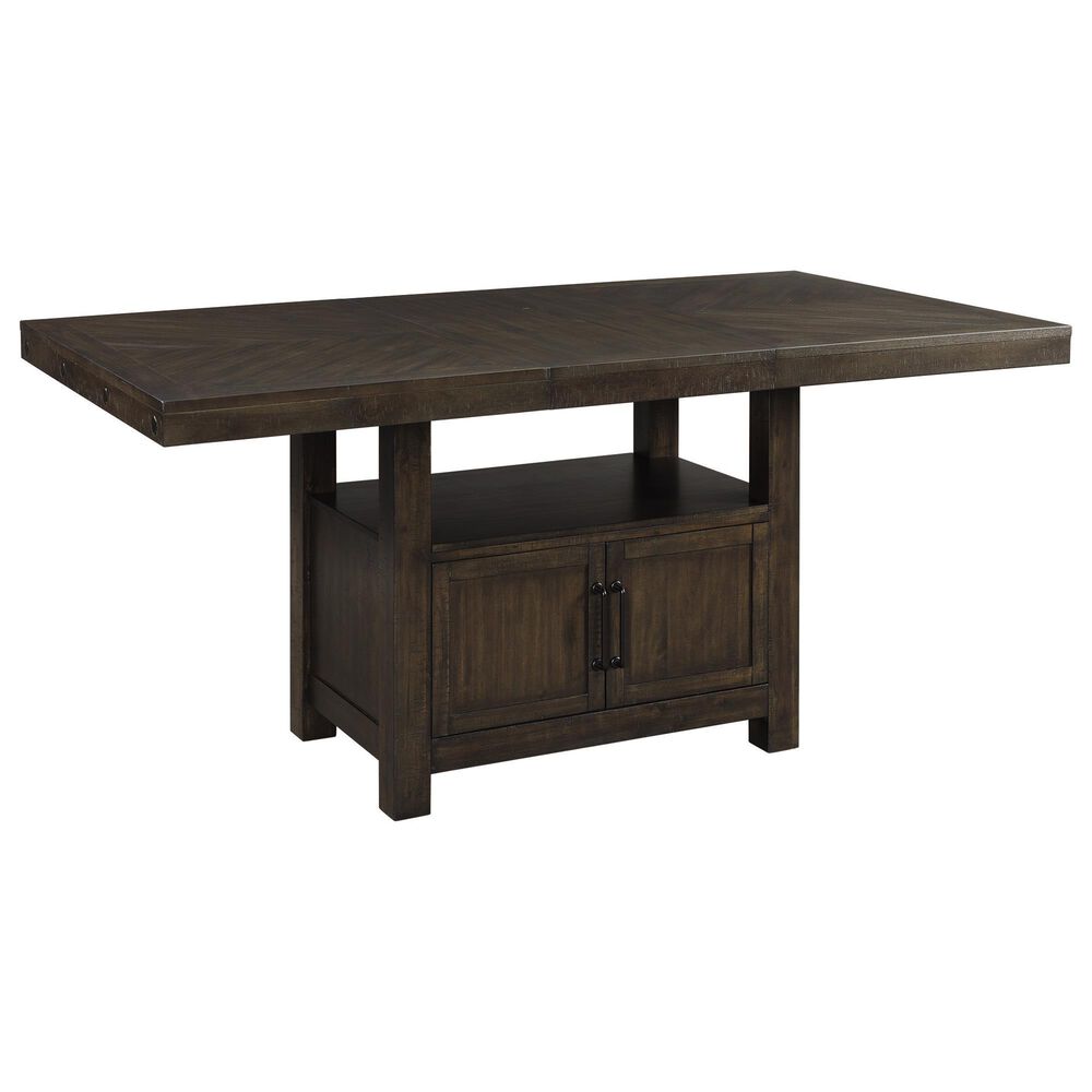 Mayberry Hill Colorado 6-Piece Counter Dining Set in Brown, , large