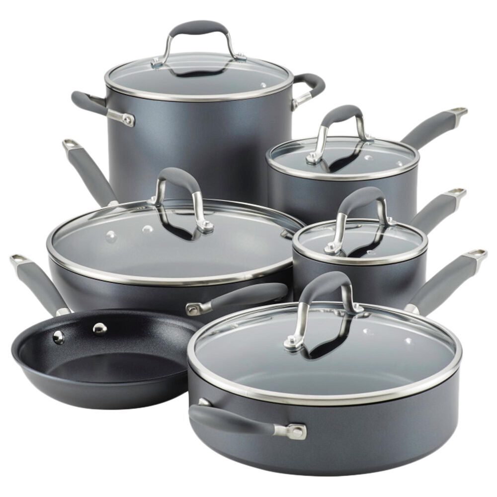 11 - Piece Non-Stick Stainless Steel Cookware Set