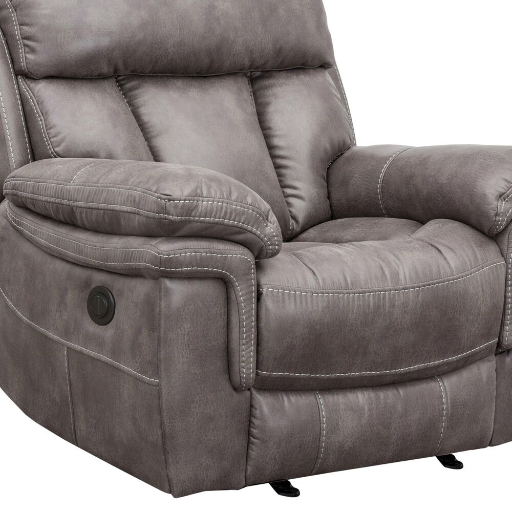 Blue River Estelle 3-Piece Power Reclining Living Room Set in Gunmetal, , large