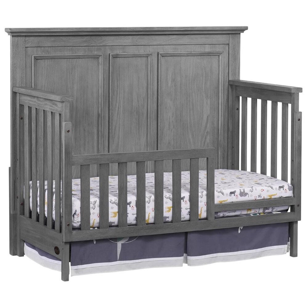 Oxford Baby Oxford Baby Kenilworth 4-in-1 Convertible Crib, Dresser &amp; Changing Top 3-Piece Nursery Set in Graphite Gray, , large