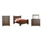 Tiddal Home Trestlewood 4-Piece Queen Poster Bedroom Set in Mesquite Pine, , large