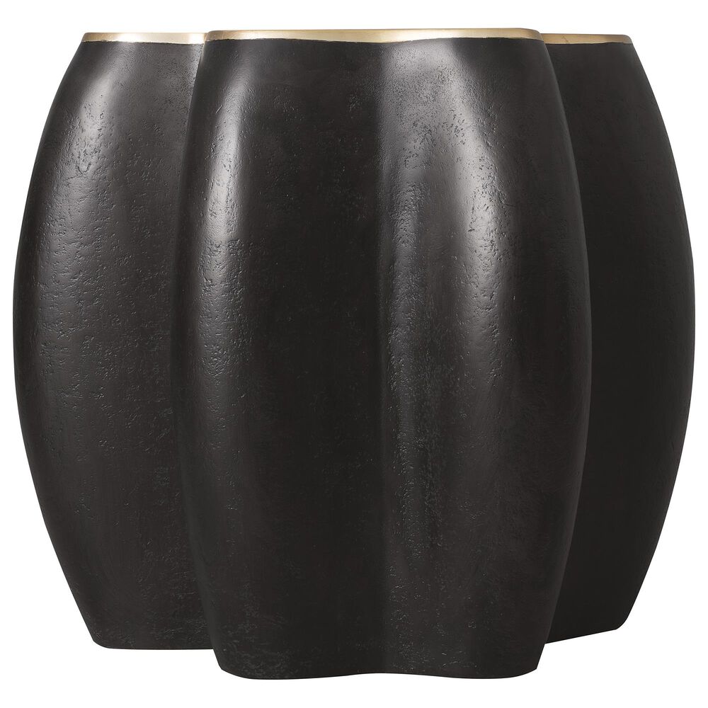 Hooker Furniture Melange End Table in Black and Gold, , large