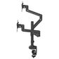 MSI Dual Monitor Desk Mount for 17"-32" Screen in Matte Black, , large